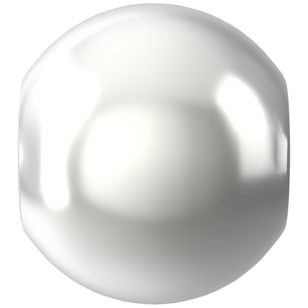 5810 Crystal Round Pearl
