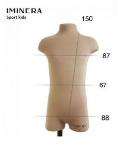 Mannequin torso Iminera Sport Kids (150 curve)