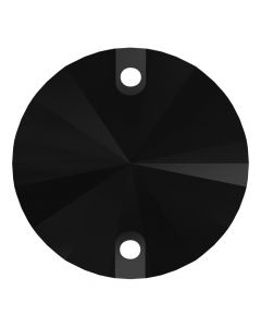 A3200 Aurora Rivoli sew-on stone flat 2 hole Jet