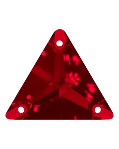 A3270 Aurora Triangle sew-on stone flat 3 hole Siam