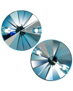 Swarovski Sew-On Rivoli 3200 Aquamarine F (202)