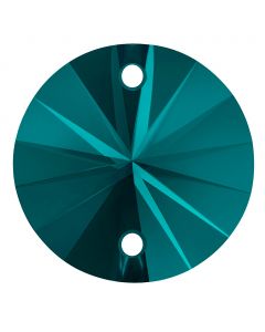 A3200 Aurora Rivoli sew-on stone flat 2 hole Blue Zircon