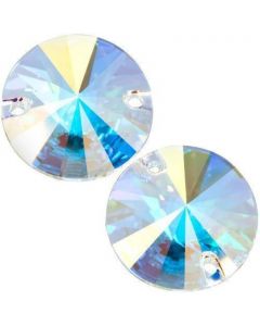 Swarovski Sew-On Rivoli 3200 Crystal AB F (001 AB)