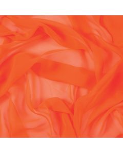 Chrisanne Georgette Hot Orange