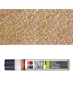 Marabu Glitter Pen 586 Red Gold 25 ml