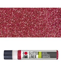 Marabu Glitter Pen 538 Rubin 25 ml