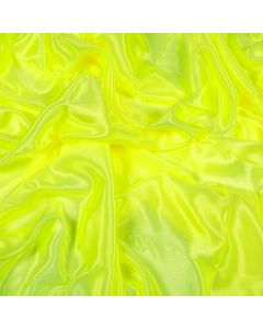 Chrisanne Satin Chiffon Neon Yellow
