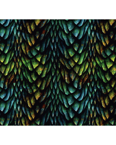 Reptile print Fang Scales Carvico Lycra