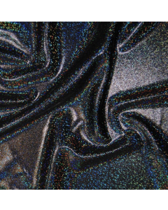 Shine Hologram Lycra 2010 Ebony Shine - Black