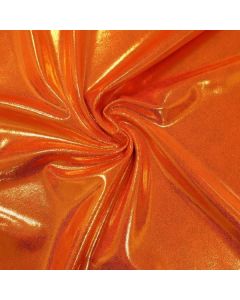 Shine Hologram Lycra 1017 Amber Orange