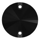 A3200 Aurora Rivoli sew-on stone flat 2 hole Jet