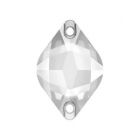 A3211 Aurora Lemon sew-on stone flat 2 hole Crystal