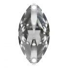 A3223 Aurora Navette sew-on stone flat 2 hole Crystal