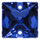 A3240 Aurora Square sew-on stone flat 2 hole Sapphire