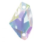 A3256 Aurora Galactic sew-on stone flat 2 hole Crystal AB