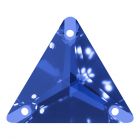A3270 Aurora Triangle sew-on stone flat 3 hole Sapphire