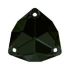 A3272 Aurora Trilliant sew-on stone flat 3 hole Jet