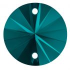 A3200 Aurora Rivoli sew-on stone flat 2 hole Blue Zircon