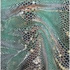 Copper Snake print on Matcha Stretch Velvet