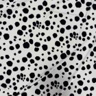 Dalmatian print Carvico Velvet Black/White