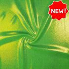 Shine Hologram Lycra 1012 Glime Foil - Gold/Flo Green