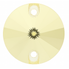 A3200 Aurora Rivoli sew-on stone flat 2 hole Jonquil